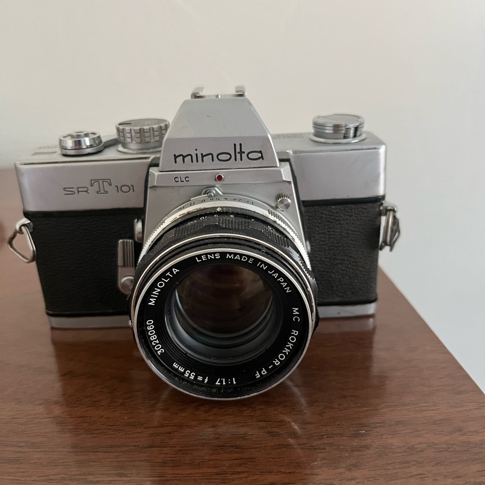Minolta SRT 101 film camera